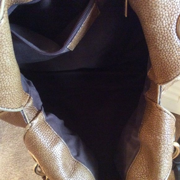 Auth. Dolce & Gabbana Camel Leather Shoulder Bag - Picture 7 of 15